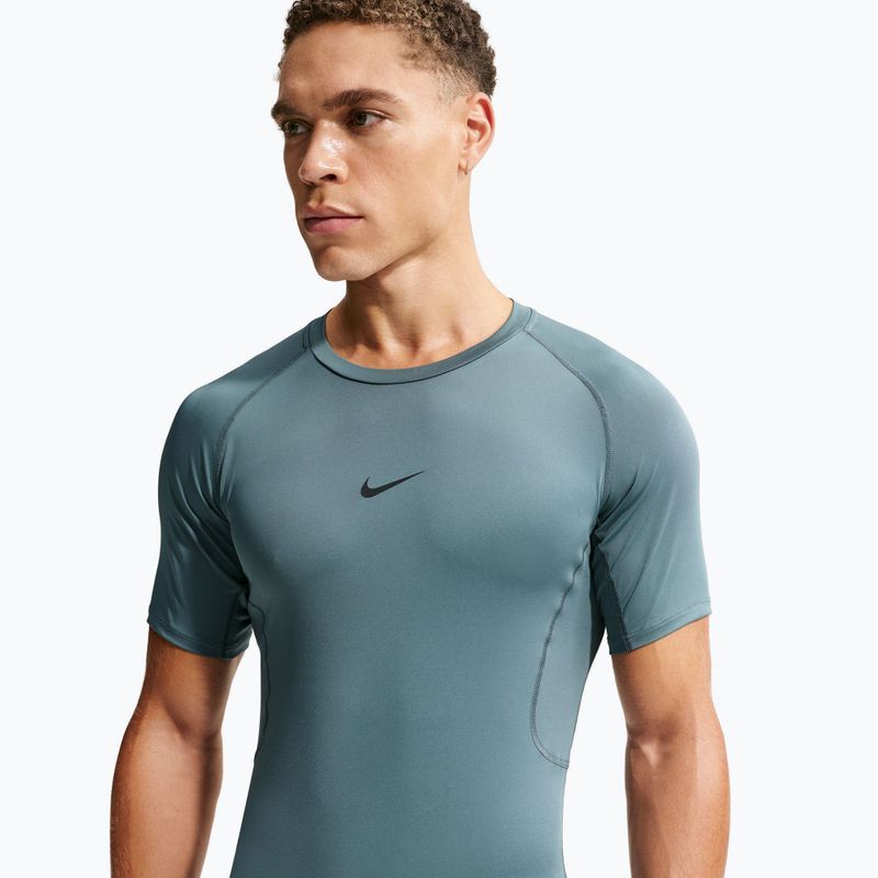 Pánske tréningové tričko Nike Pro Dri-Fit Tight Fitness mineral slate/black 4