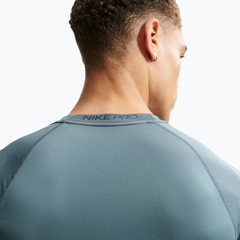 Pánske tréningové tričko Nike Pro Dri-Fit Tight Fitness mineral slate/black 5