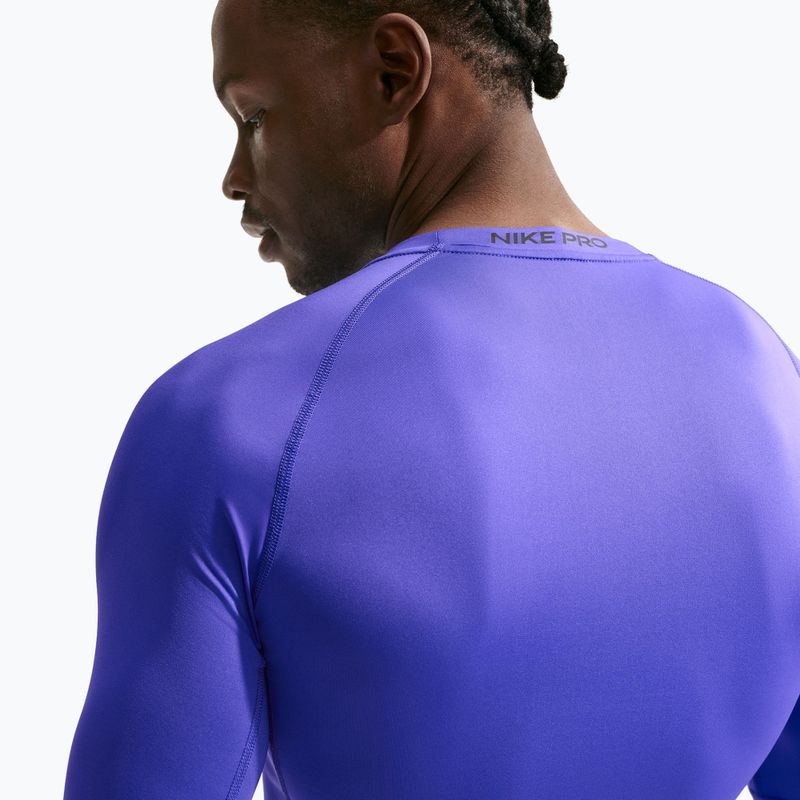 Pánske tréningové tričko s dlhým rukávom Nike Pro Dri-Fit Tight Fitness persian violet/black 6