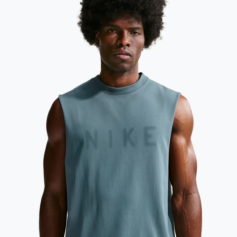 Pánske tréningové tričko Nike Athletic Club Dri-Fit mineral slate/mineral slate 4