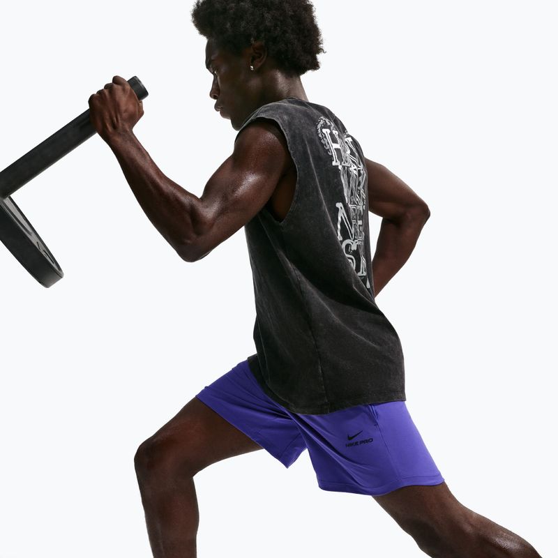 Pánske šortky Nike Pro Training Dri-Fit 6" persian violet/black 4
