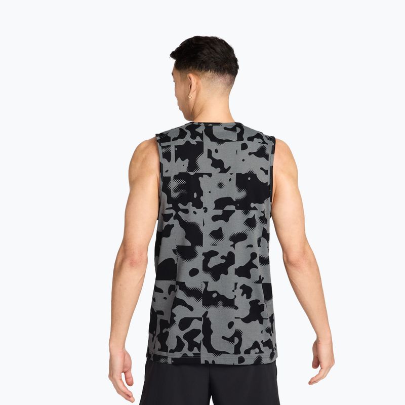 Pánske tréningové tričko Nike Hyverse Dri-Fit TT smoke grey/black/white 2