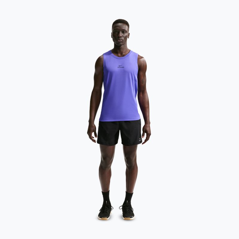 Pánske tréningové tričko Nike Pro Training Dri-Fit persian violet/black 2