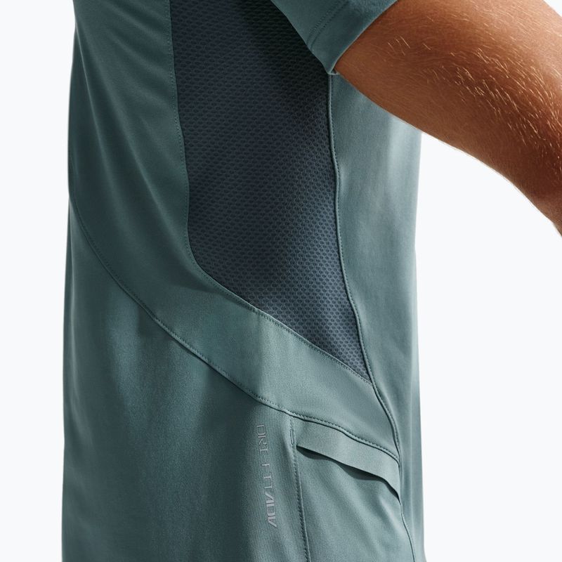 Pánske tréningové tričko Nike Pro Training Dri-Fit mineral slate/faded spruce/green strike 7