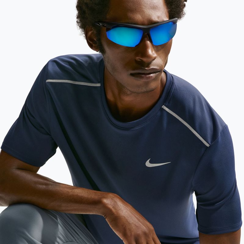 Pánske bežecké tričko Nike Miler Dri-Fit UV midnight navy 6