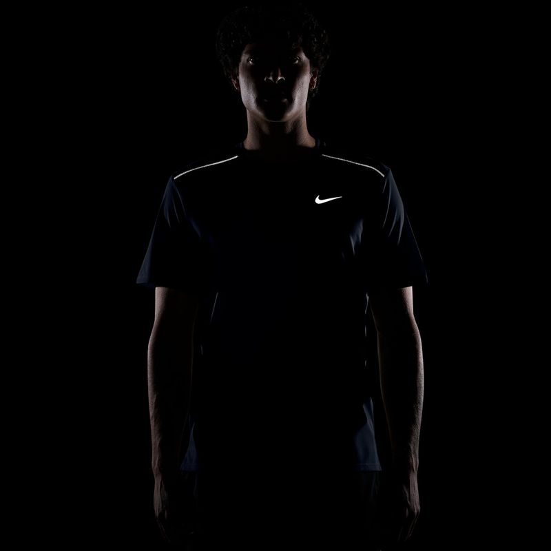 Pánske bežecké tričko Nike Miler Dri-Fit UV midnight navy 7
