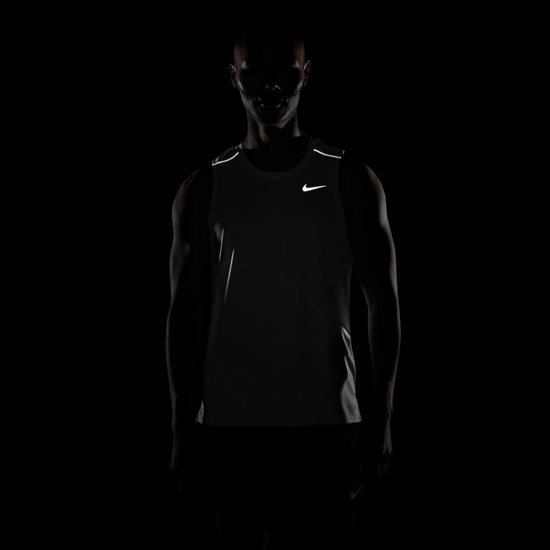 Pánske bežecké tričko Nike Miler Dri-Fit white 7