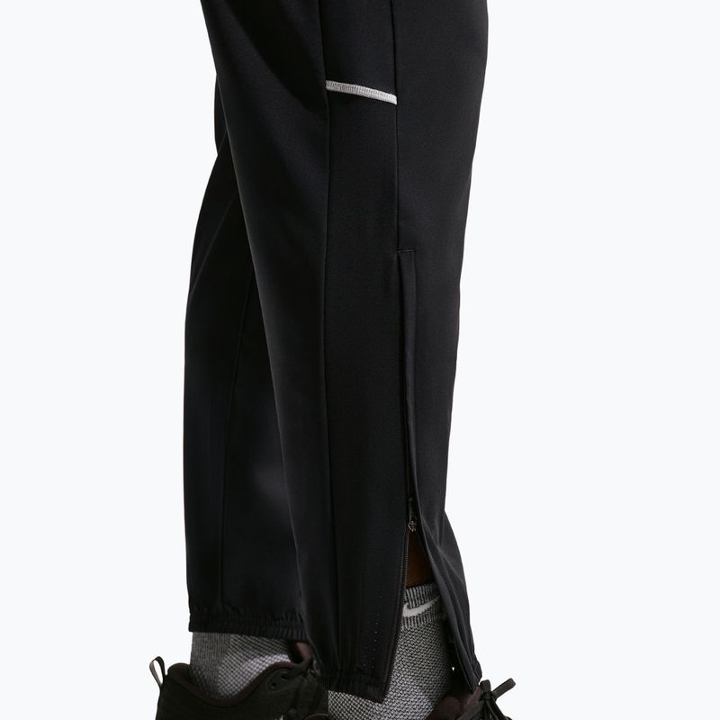 Pánske bežecké nohavice Nike Miler Dri-Fit Woven black/black 7