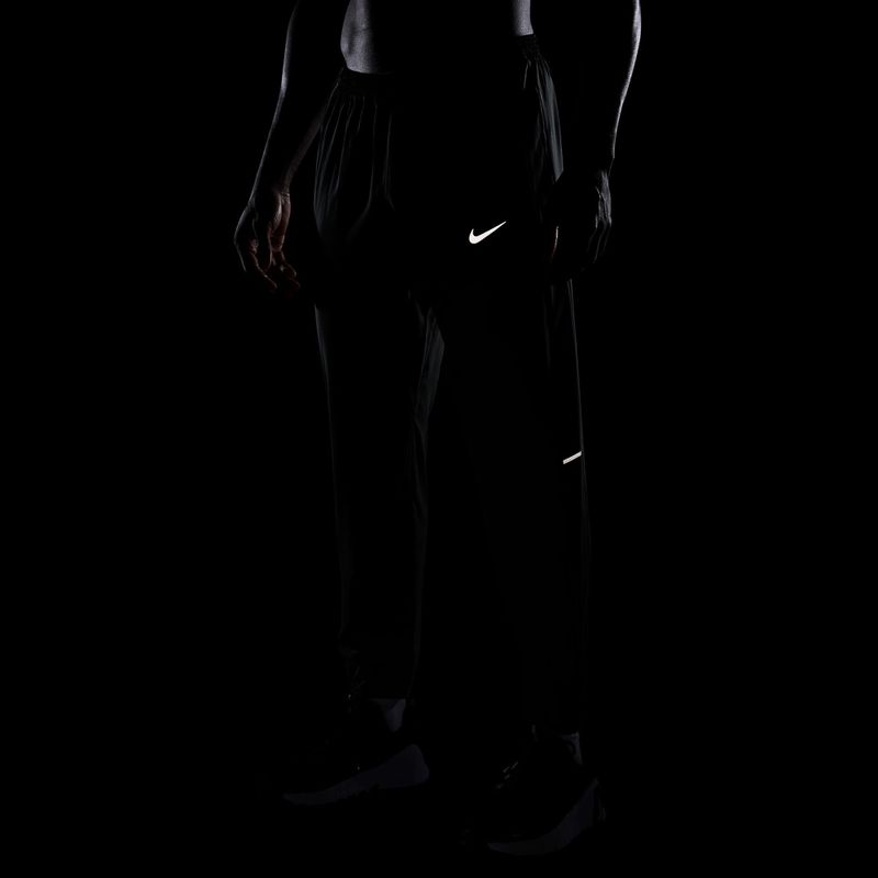 Pánske bežecké nohavice Nike Miler Dri-Fit Woven black/black 8