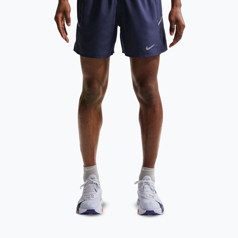 Pánske bežecké šortky Nike Miler Dri-Fit 2in1 5" midnight navy 4