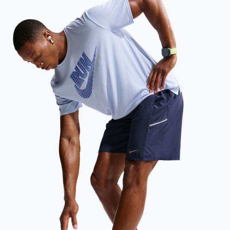 Pánske bežecké šortky Nike Miler Dri-Fit 9" midnight navy 4