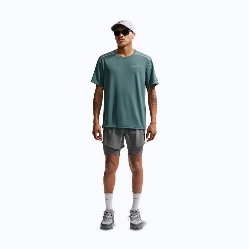 Pánske bežecké tričko Nike Miler Dri-Fit UV mineral slate 2