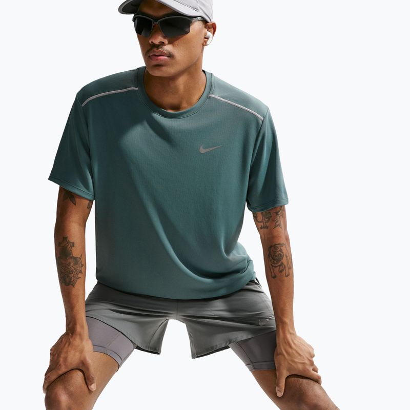 Pánske bežecké tričko Nike Miler Dri-Fit UV mineral slate 4