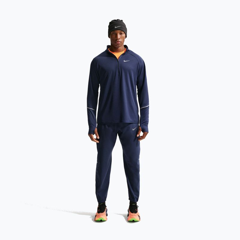 Pánska bežecká mikina Nike Miler Dri-Fit UV 1/2 Zip midnight navy 2