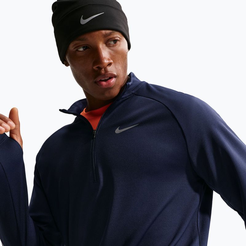 Pánska bežecká mikina Nike Miler Dri-Fit UV 1/2 Zip midnight navy 6