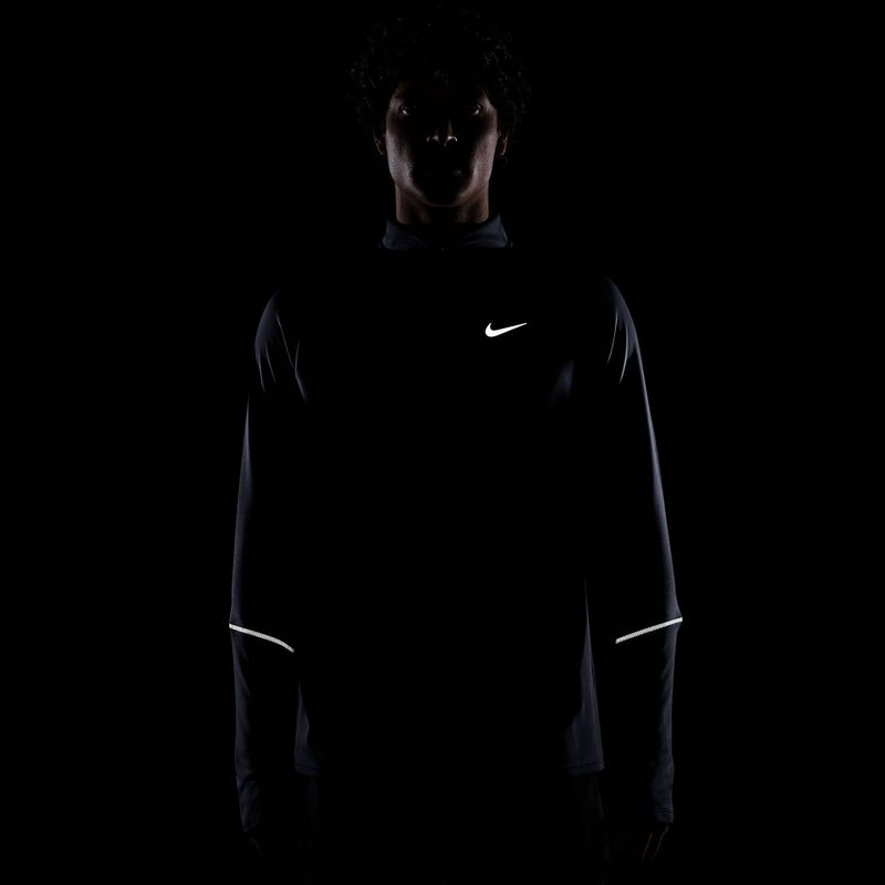 Pánska bežecká mikina Nike Miler Dri-Fit UV 1/2 Zip midnight navy 7