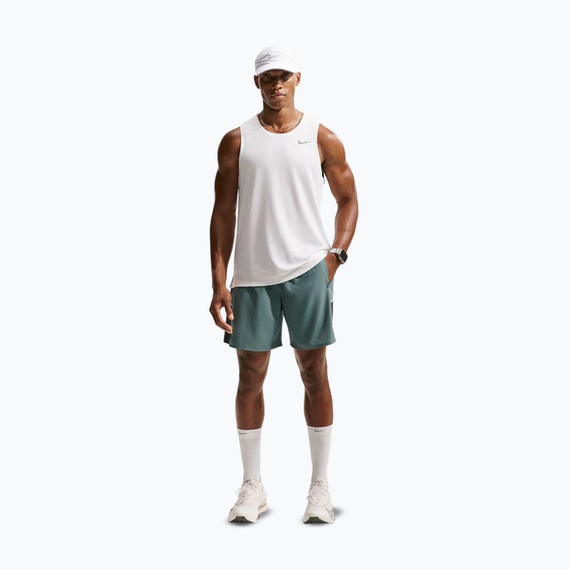 Pánske bežecké šortky Nike Miler Dri-Fit 2in1 7" mineral slate 2