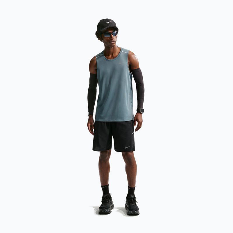 Pánske bežecké tričko Nike Miler Dri-Fit mineral slate 2