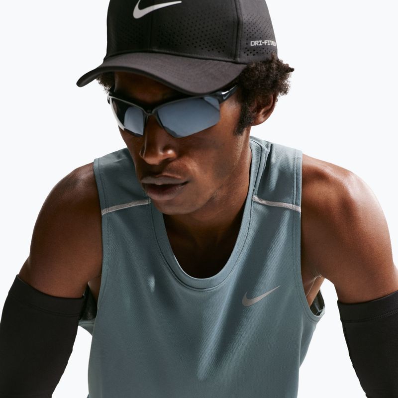 Pánske bežecké tričko Nike Miler Dri-Fit mineral slate 4