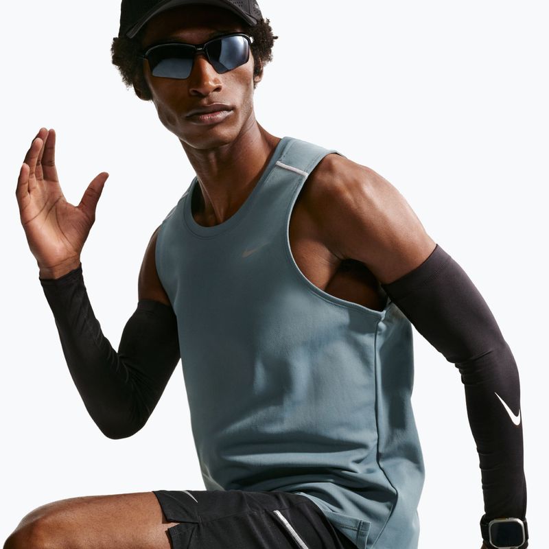 Pánske bežecké tričko Nike Miler Dri-Fit mineral slate 5