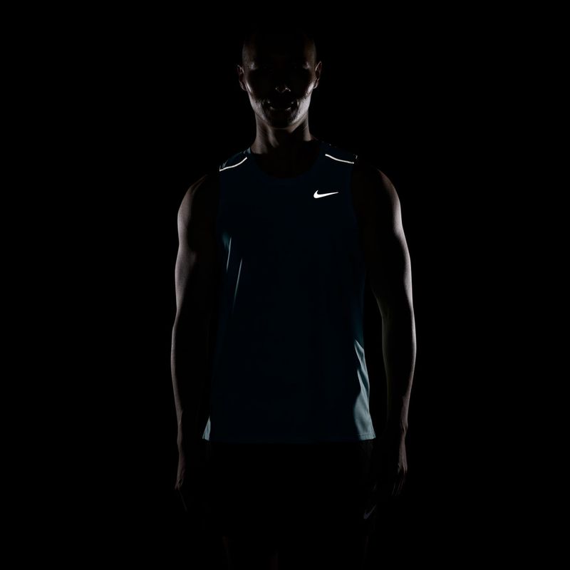 Pánske bežecké tričko Nike Miler Dri-Fit mineral slate 7