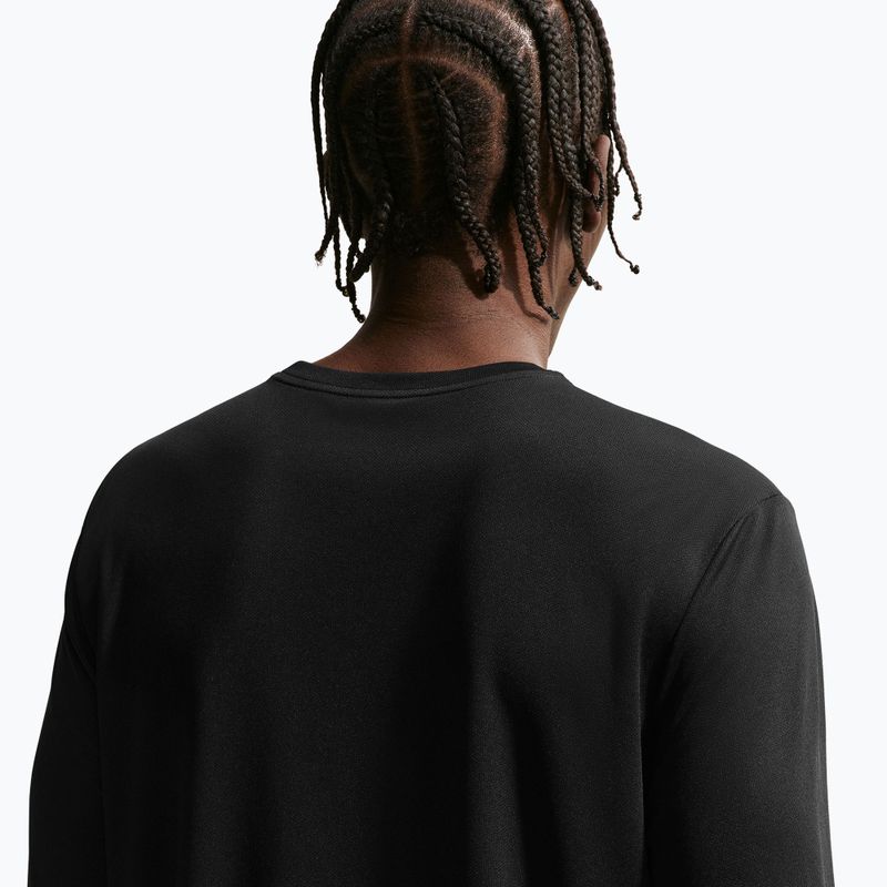 Pánske bežecké tričko s dlhým rukávom Nike Miler Dri-Fit UV black 6