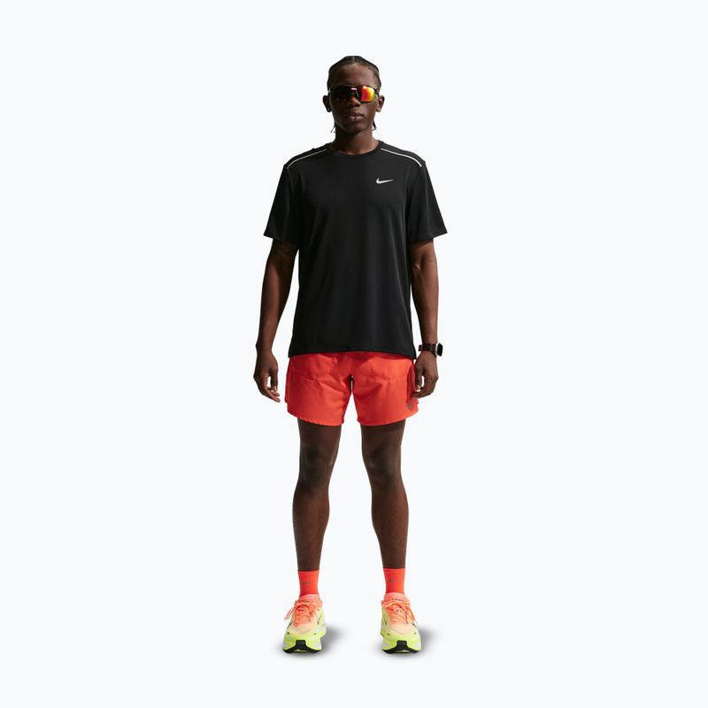 Pánske bežecké tričko Nike Miler Dri-Fit UV black 2