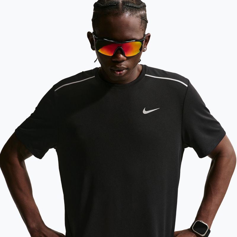 Pánske bežecké tričko Nike Miler Dri-Fit UV black 5