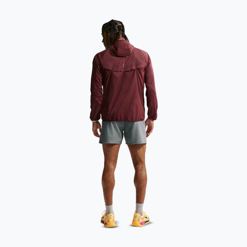 Pánske šortky Nike Miler Dri-Fit Brief Lined 5" smoke grey/smoke grey 3