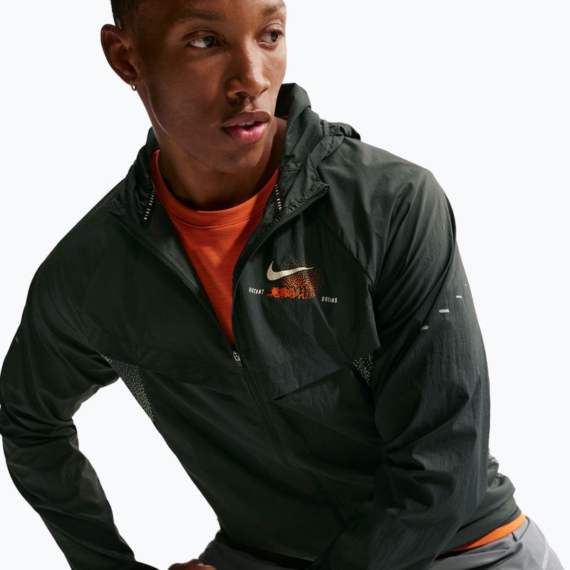 Pánska bežecká bunda Nike Stride Repel UV black spruce 6