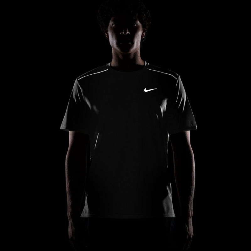Pánske bežecké tričko Nike Miler Dri-Fit UV white 6
