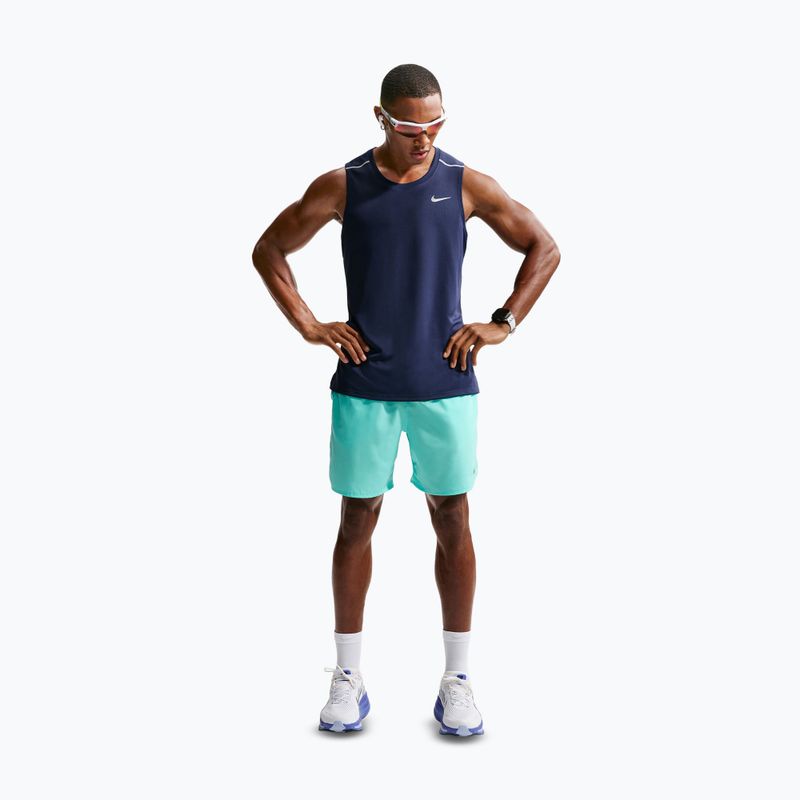 Pánske bežecké tričko Nike Miler Dri-Fit midnight navy 2