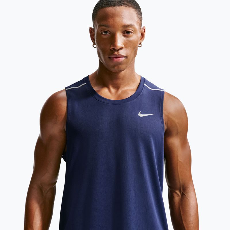 Pánske bežecké tričko Nike Miler Dri-Fit midnight navy 4
