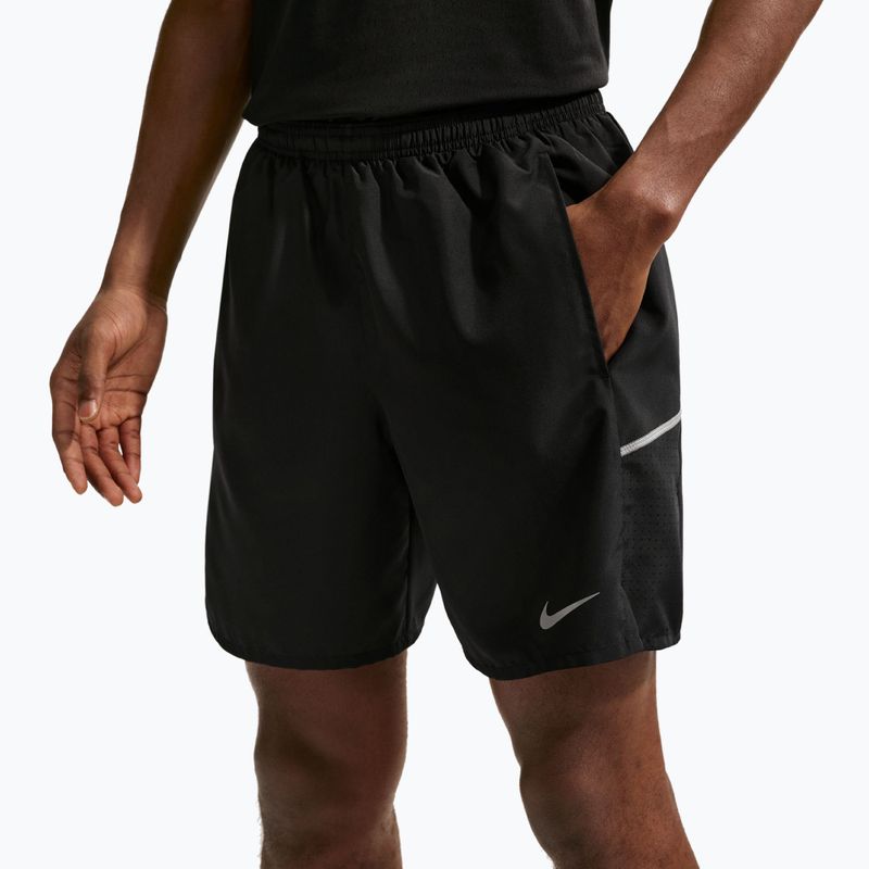 Pánske bežecké šortky Nike Miler Dri-Fit 2in1 7" black/black 5