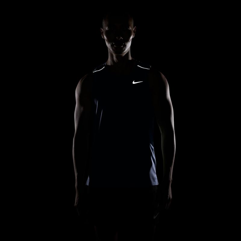Pánske bežecké tričko Nike Miler Dri-Fit royal pulse 4