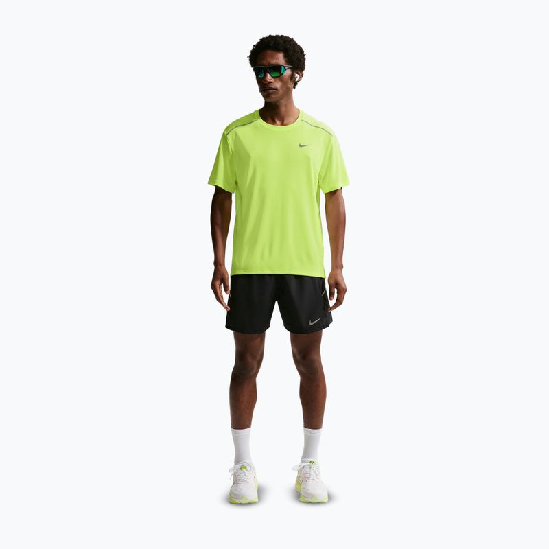 Pánske bežecké tričko Nike Miler Dri-Fit UV volt ice 2