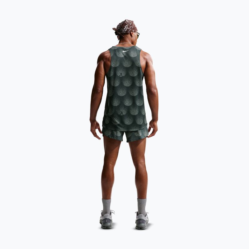 Pánske bežecké šortky Nike Stride Dri-Fit Brief Lined 5" black spruce 3
