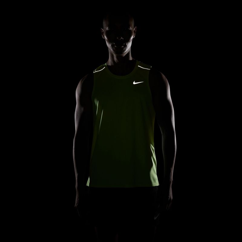 Pánske bežecké tričko Nike Miler Dri-Fit volt ice 4