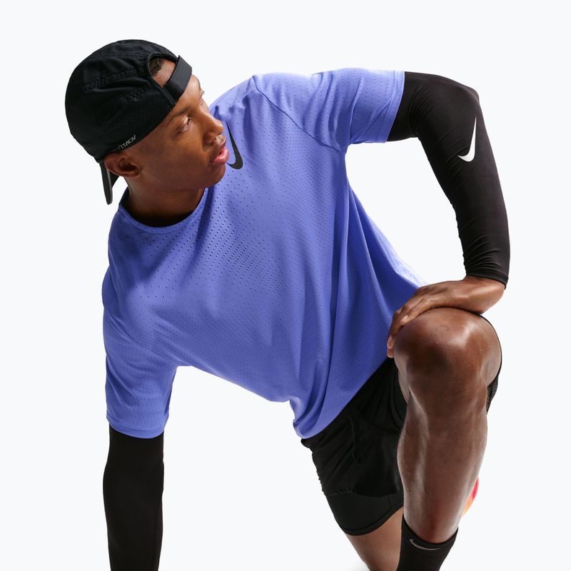 Pánske bežecké tričko Nike AeroSwift Dri-Fit ADV sapphire/black 4