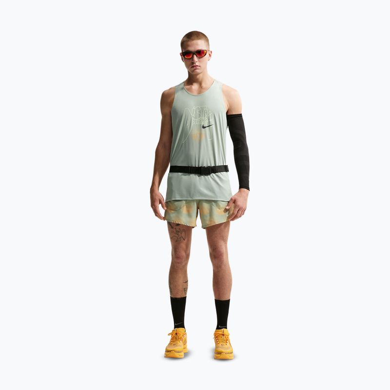Pánske bežecké tričko Nike Stride Dri-Fit ADV jade horizon/linen 2