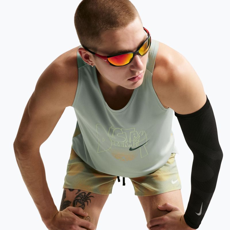 Pánske bežecké tričko Nike Stride Dri-Fit ADV jade horizon/linen 5