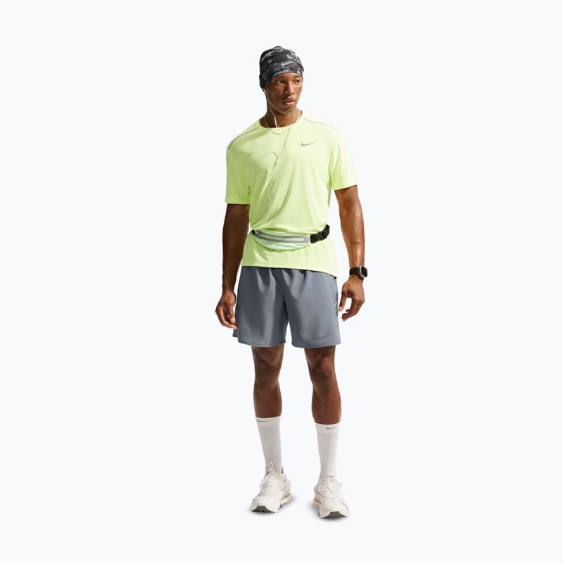 Pánske bežecké šortky Nike Miler Dri-Fit 2in1 7" smoke grey/smoke grey 2