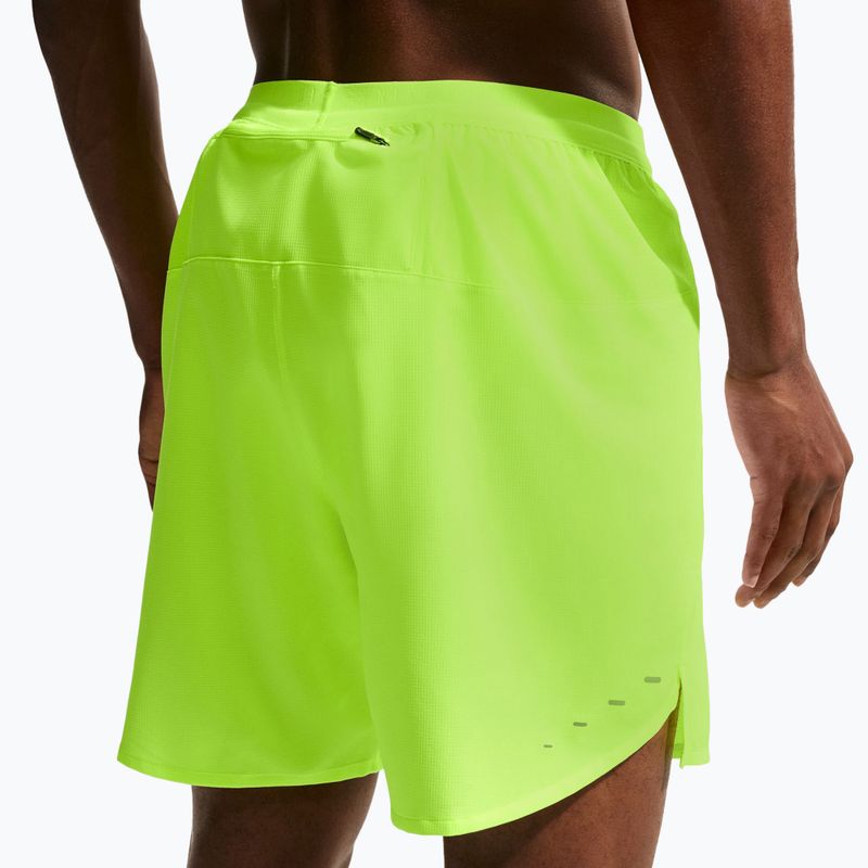 Pánske bežecké šortky Nike Stride Dri-Fit Brief-Lined 7" volt ice 5