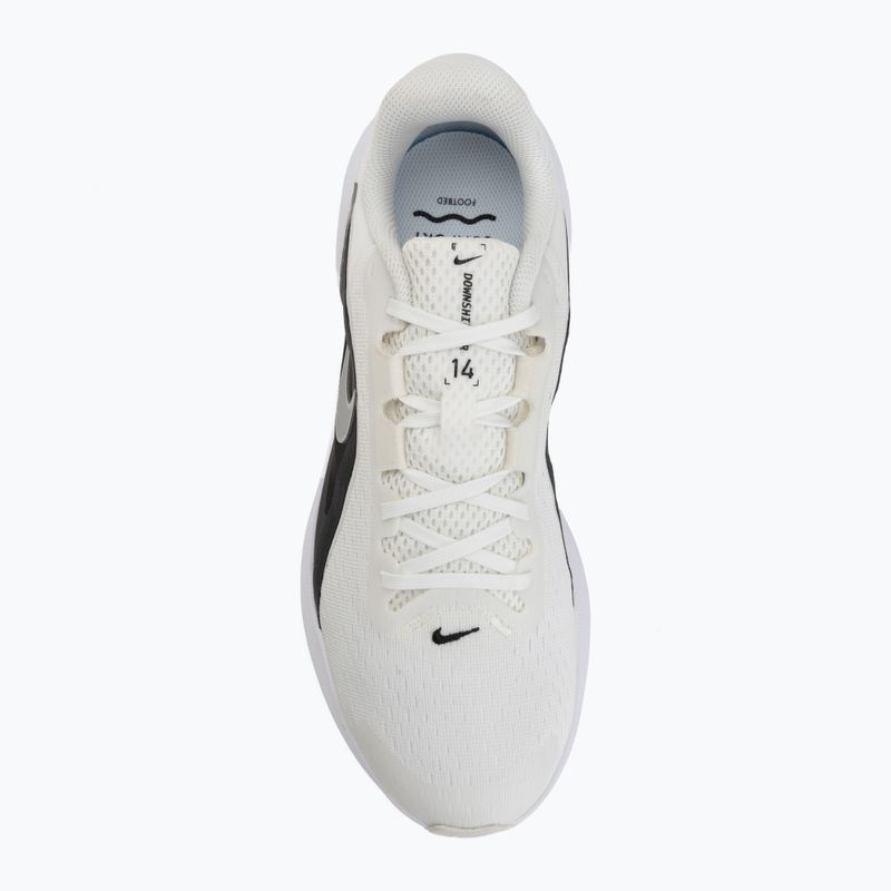 Pánske bežecké topánky Nike Downshifter 14 summit white/black/white/metallic silver 5