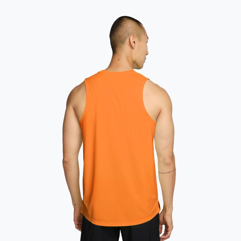 Pánske bežecké tričko Nike Miler Dri-Fit total orange 2