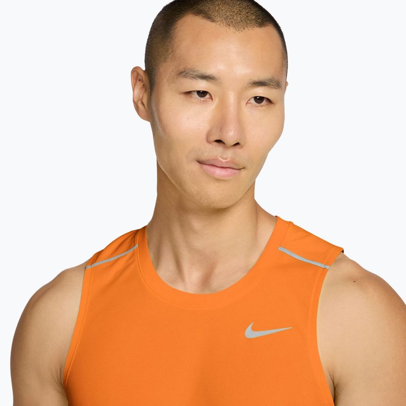 Pánske bežecké tričko Nike Miler Dri-Fit total orange 3