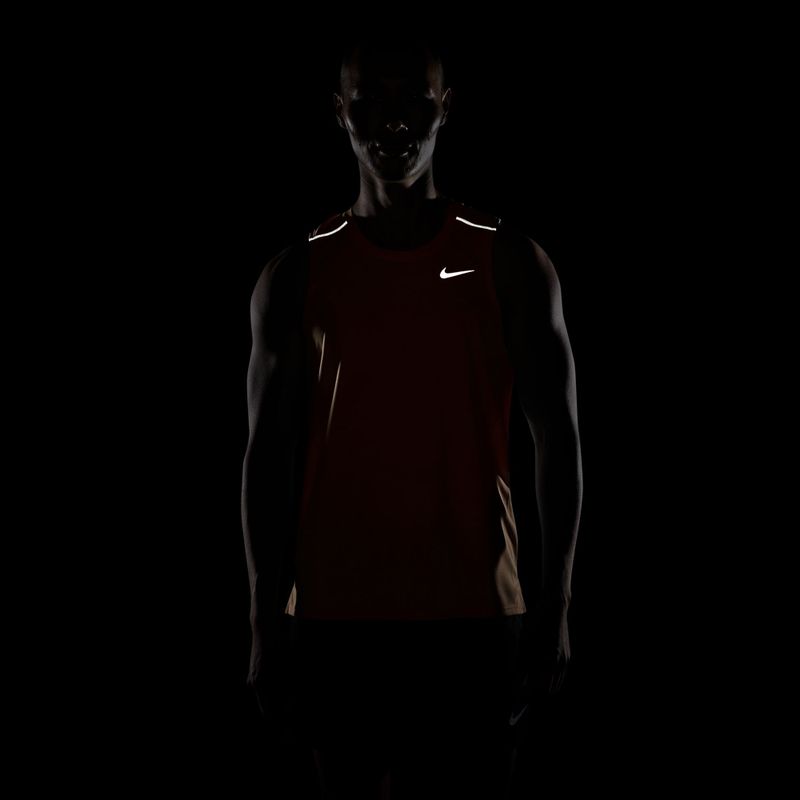 Pánske bežecké tričko Nike Miler Dri-Fit total orange 4
