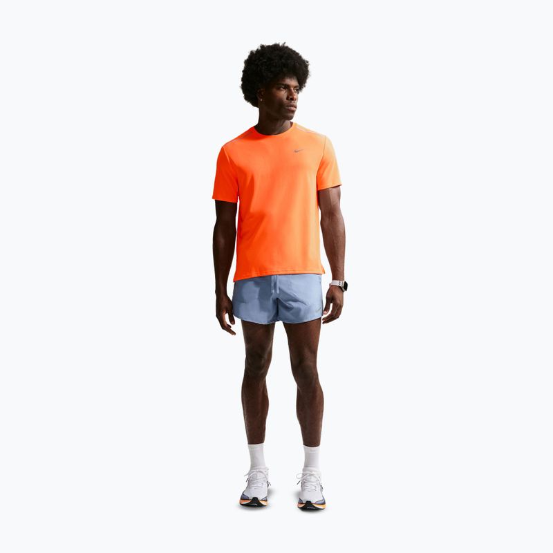 Pánske bežecké tričko Nike Miler Dri-Fit UV total orange 3