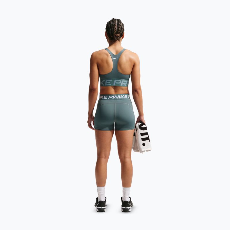 Fitness podprsenka Nike Pro Sculpt Medium Support mineral slate/denim turquoise/white 3