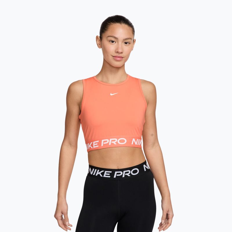 Dámske tréningové tielko Nike Pro Dri-Fit crimson bliss/white